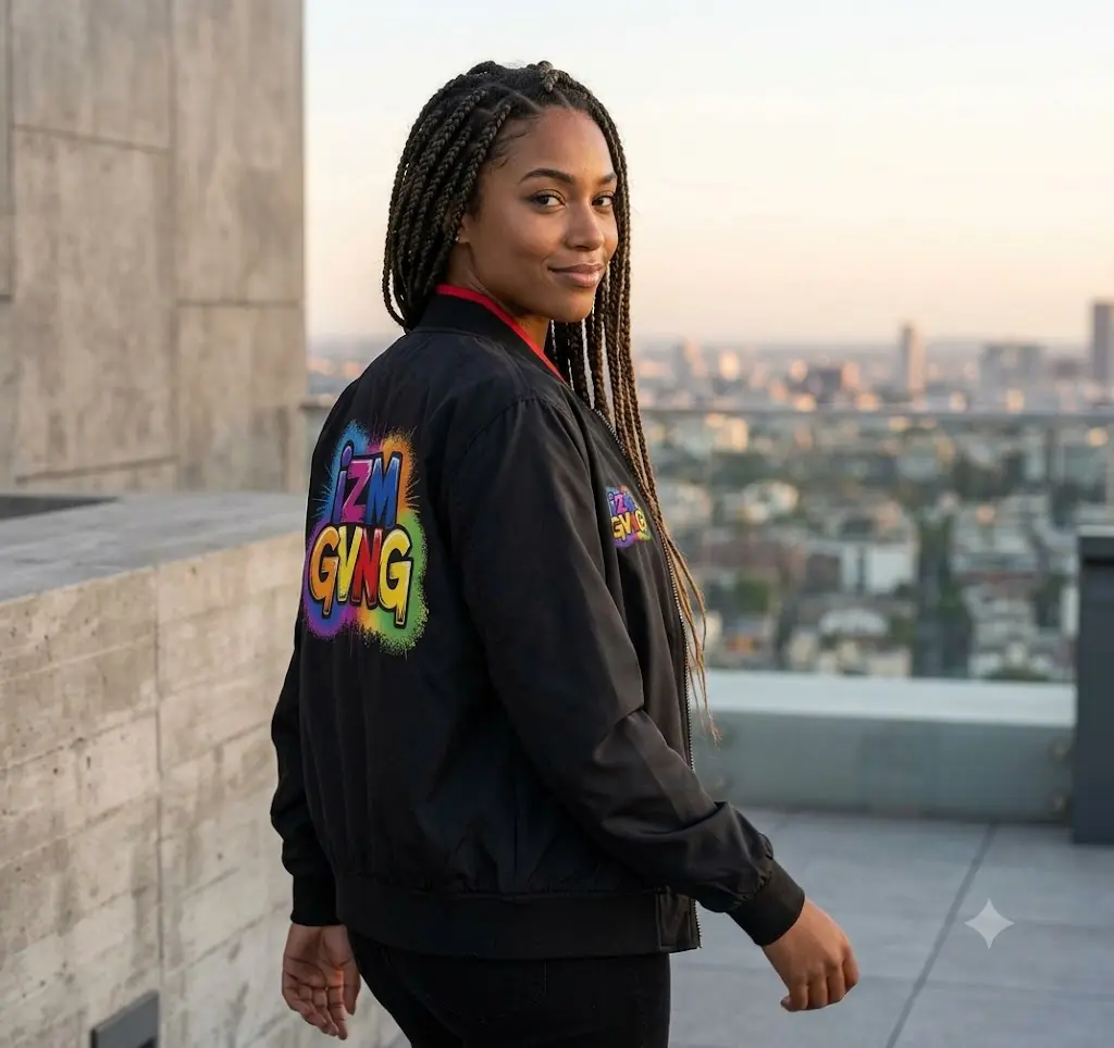 Oversized Y2K Streetwear Aesthetic Vintage Graffiti Bomber Jacket