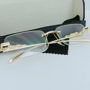 Simple Anti-blue Light Eyeglasses for Everyday Use, Basic Metal Frame Fashion Eyeglasses for Women & Men