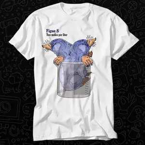 Two Moles Per Liter Funny Chemistry Science Avogadro's Day T Shirt