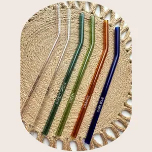 Bent Colored Straws