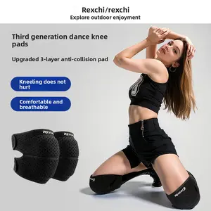 Outdoor Sports Running Knee Pads Motorcycle Riding Protective Gear Mountaineering Thickened Roller Skating Dance Fitness Anti-Collision Knee Pads