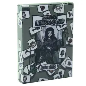 Simple Lenormand Oracle Cards Set, Tarot Card Decks, 44 Tarot Cards for Beginners, Deep Insight & Clarity, Ideal for Parties & Gifts, Party Game Cards