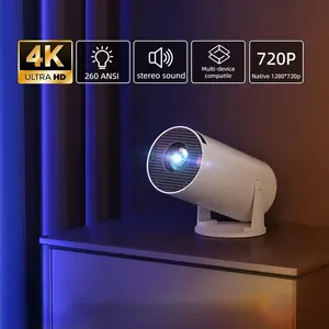New 4K Ultra High Definition Projector For 2025, Giant Screen Home Theater, HD Input And Output, Supports Multiple Device Connections Such As Mobile Phones, Computers, Speakers, Headphones, Etc., Android And Apple Phones Can