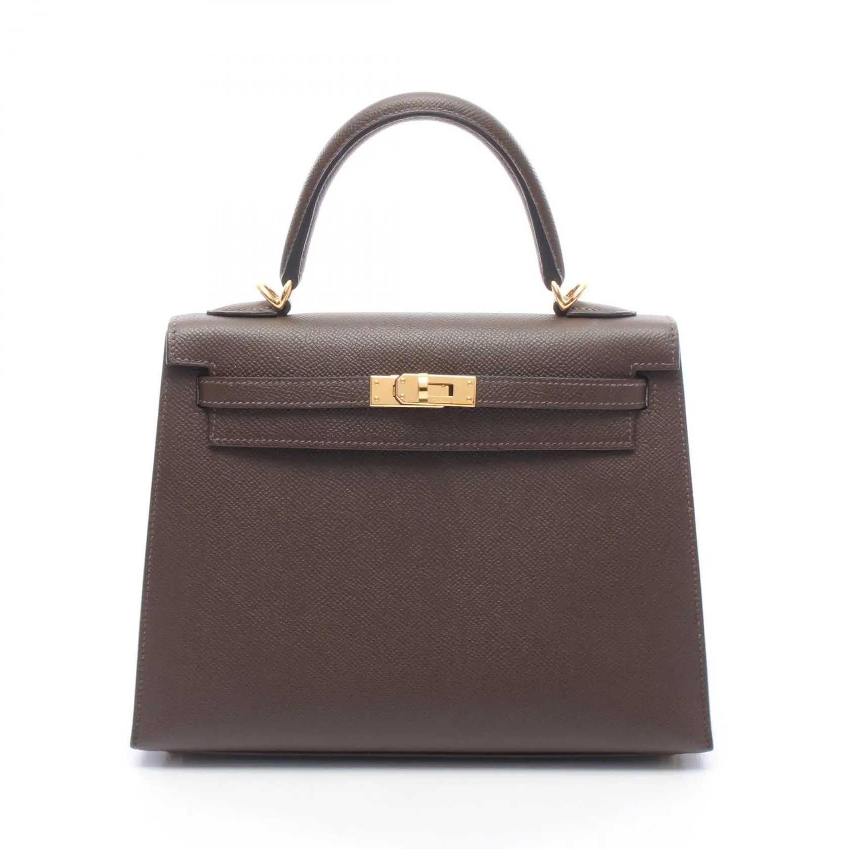 Pre-owned HERMÈS Calfskin Shoulder Bags Hermes Kelly25 Vau Epsom