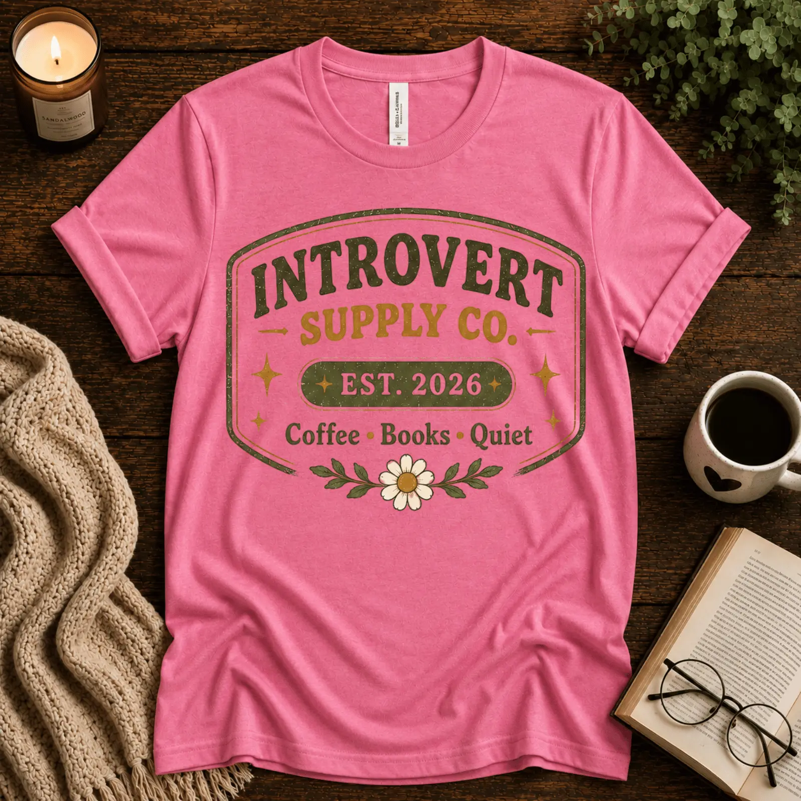 Introvert Supply Co. | Funny Introvert Graphic T-Shirt