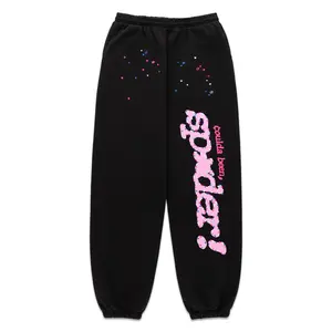 Sp5der x Druski Coulda Been Heart Punk V2 Sweatpant Owl Black