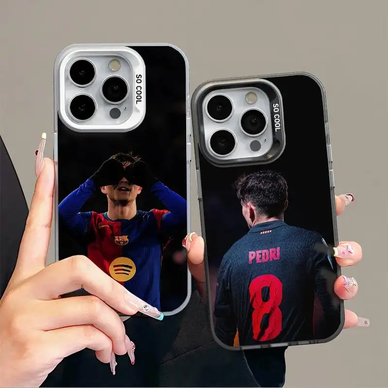 Football stars Pedri phone Cases For iPhone 17 16 15 14 13 12 Promax Pro Plus, hard shell protection ,best Gift