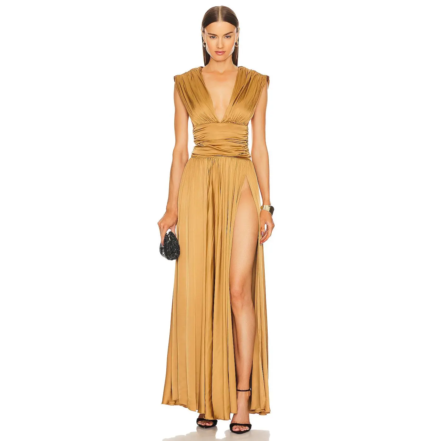 Michael Costello x REVOLVE Hayward Gown in Gold - TikTok Shop Michael Costello x REVOLVE Hayward Gown in Gold - TikTok Shop