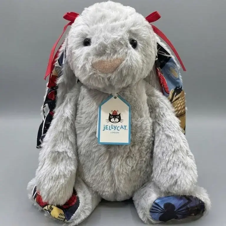 [2026 NEW COLLECTION] Jellycat Xpider Red Bunny Plush Backpack with Spider Design – Soft Plush Toy Gift for Kids & Bunny Lovers