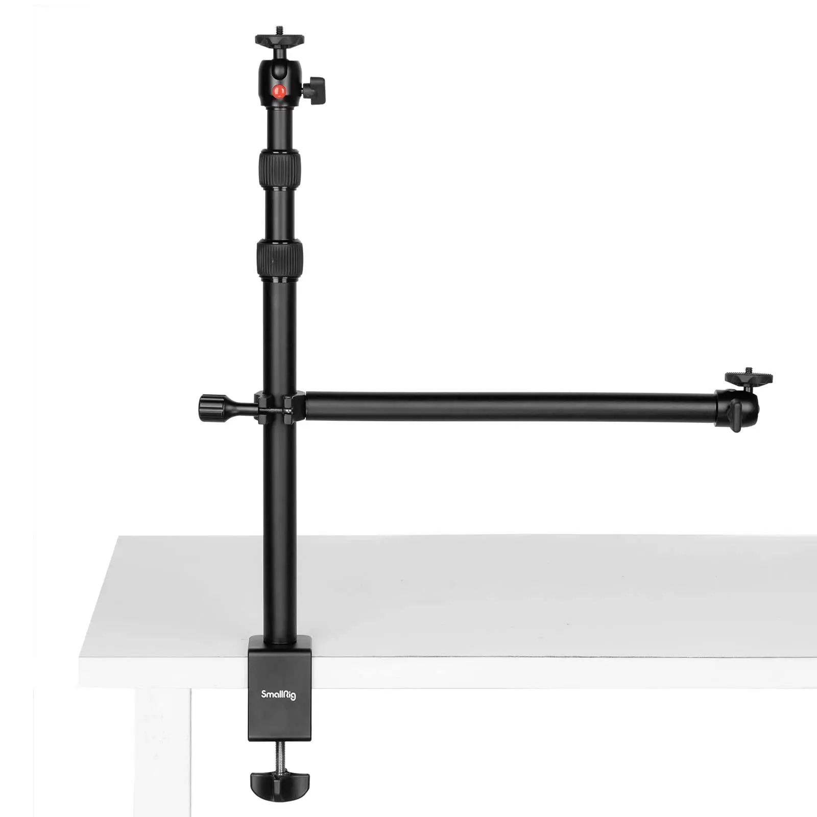 SmallRig Camera Desk Mount Table Stand with Magic Arm, 1/4" Ball Head, 13"-35.4" Adjustable Tripod Mount - 3992, C-Clamp for DSLR, Smartphone, Studio Light, Filming Setup Accessories, Live Streaming, Photo Video Shooting