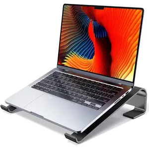 Laptop Riser for Desk -   Computer Stand for Laptop Cooling - Compatible with MacBook Pro/Air, , , , 10-17.3'', Black