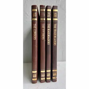 Vintage 1970s Time Life Western Books Set of 4
