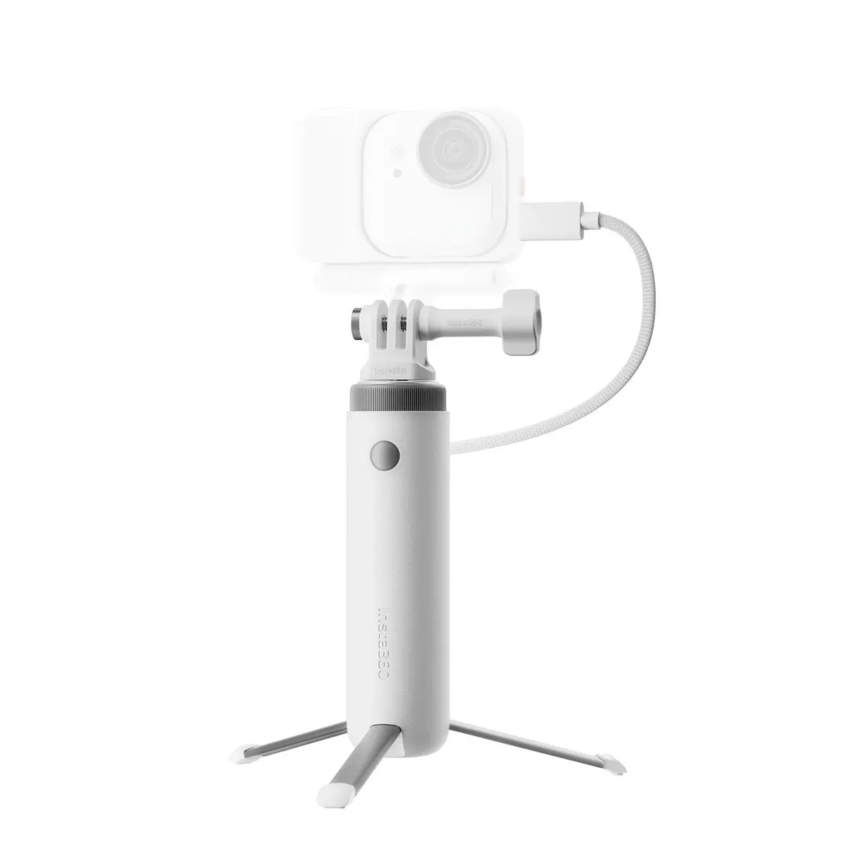 Insta360 Mini Power Handle for GO Ultra and Ace Pro 2 Action Cameras, White
