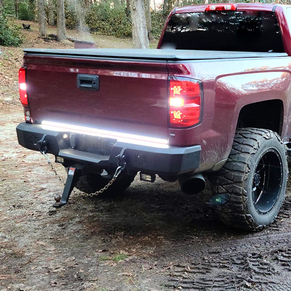 AUXITO 48"/60" LED Strip Tailgate Light Bar Reverse Brake Signal For Chevy Ford Dodge GMC Truck AUXITO 48"/60" LED Strip Tailgate Light Bar Reverse Brake Signal For Chevy Ford Dodge GMC Truck