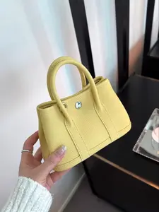 Mini Women's Tote Bag with Handle & Crossbody Strap, Small Leather Handbag, Simple Style Daily Commuter Bag for Women, PU Leather Handbag, Crossbody Purses