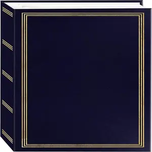 Pioneer Photo Albums STC-504 Navy Blue Photo Album, 504 Pockets 4"x6", 1 Count (Pack of 1) Decor