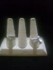 Blue Topaz Four Prong Sterling Silver Ring