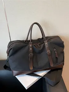 Wet and dry separation trolley travel bag, fashionable textured shoulder messenger bag, fitness travel bag, outdoor travel boarding bag, Travel essentials bag, suitable for fitness, travel and business trips and other scenarios