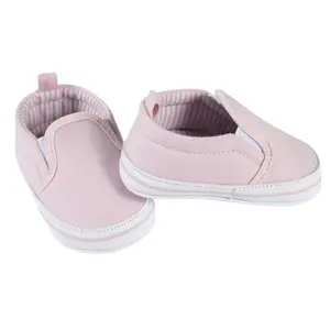 Baby Girls' Slip-On Soft Sole Canvas Sneakers
