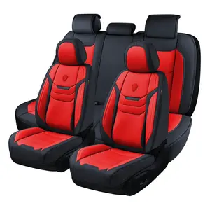 【Coverado】 Faux Leather 5 Seats Car Seat Covers Full Set Front and Back Auto Seat Protectors Waterproof Universal Fit【D236 SCU10】 forros para full coverage BlackFriday