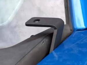 Nilight Ditch Light Bracket Hood Mount Brackets for Front A-Pillar Auxiliary Offroad LED Pod Lights Work Lighting on F150 Raptor 2017-2023 F-150 2015-2023