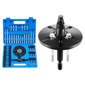 VEVOR Harmonic Balancer Puller Removal Install Tool Kit, All-Steel Harmonic Balancer Installer Set Tool Kit for Removing and Installing of Balancers, Flywheels, Crankshaft Pulleys, Steering Wheels