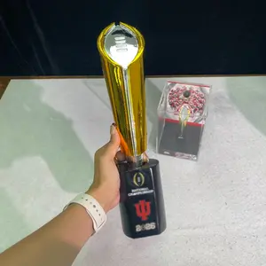 2026 Indiana Football National Championship Trophy Display Case, Fan Edition, Collectible Sports Memorabilia, Perfect Gift for Fans