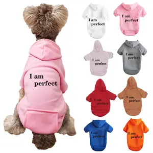 Pet Hoodie with Letter Print - Loose Fit Pullover Sweatshirt for Small/Medium Dogs & Cats, Perfect for Teddy, Bichon, and More! Stylish Dog Hoodies with Letter Print