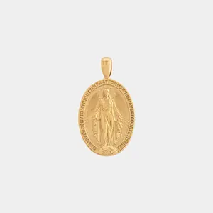 St. Mary Pendant - Gold
