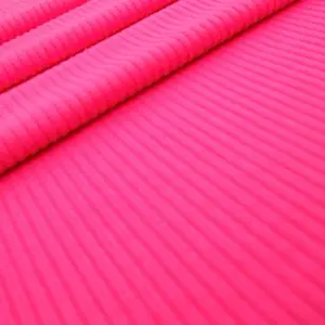 4X2 Solid Yummy Rib Polyester Spandex