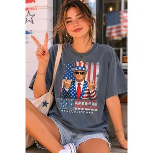 Trump 'Merica 1776-2026 Shirt, America 250th Anniversary Tee, Patriotic Fourth of July Shirt, USA Flag Graphic T-Shirt, Independence Day Gift, Comfort Colort Shirt, All Size XG0