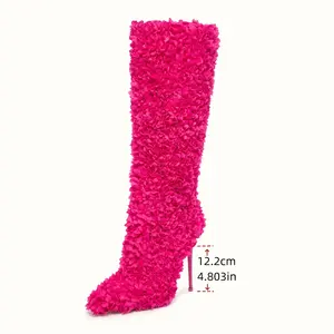A pair of luxurious high-end custom-matched boots bloom with fragrance - pure hand-crafted embroidered boots Girl Footwear Women Shoe Walking Shoes Casual