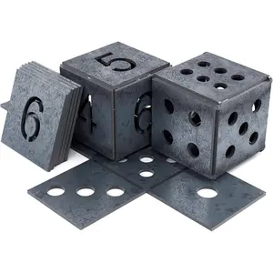 Welding Coupons 1/8" Welding Practice Kit 11 Gauge Beginners Welding Mild Steel Sheet Can Be Used to Make 2 Dice