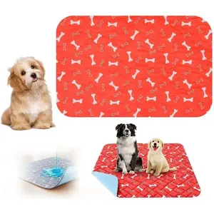 Washable Dog Pee Pads – Reusable Puppy Training Pads with Non-Slip Base, Easy-to-Clean Absorbent Pet Pads for Indoor Use