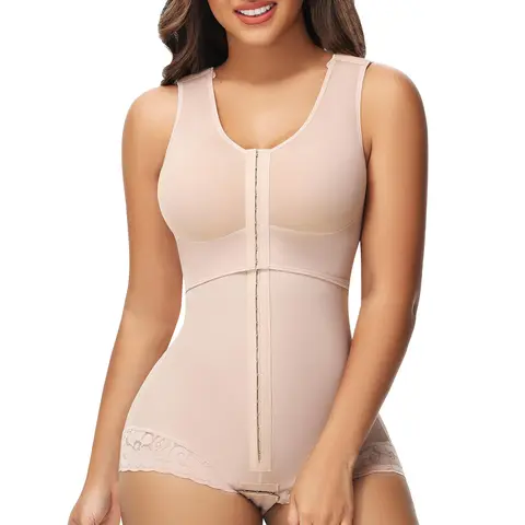 JOSHINE Fajas Moldeadoras Full Body Shaper Postpartum Shapewear | Independent Adjustment Bust and Waist Compression Garment, Post Surgery BBL Stage Faja Tummy Control for Breastfeeding