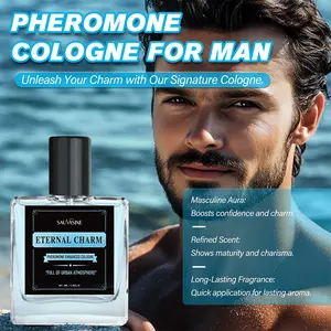 Men's Pheromone Cologne Perfume, Long-Lasting Fragrance, Non-Alcoholic, Ideal for Dates & Gatherings, Perfect Gift for Valentine's Day
