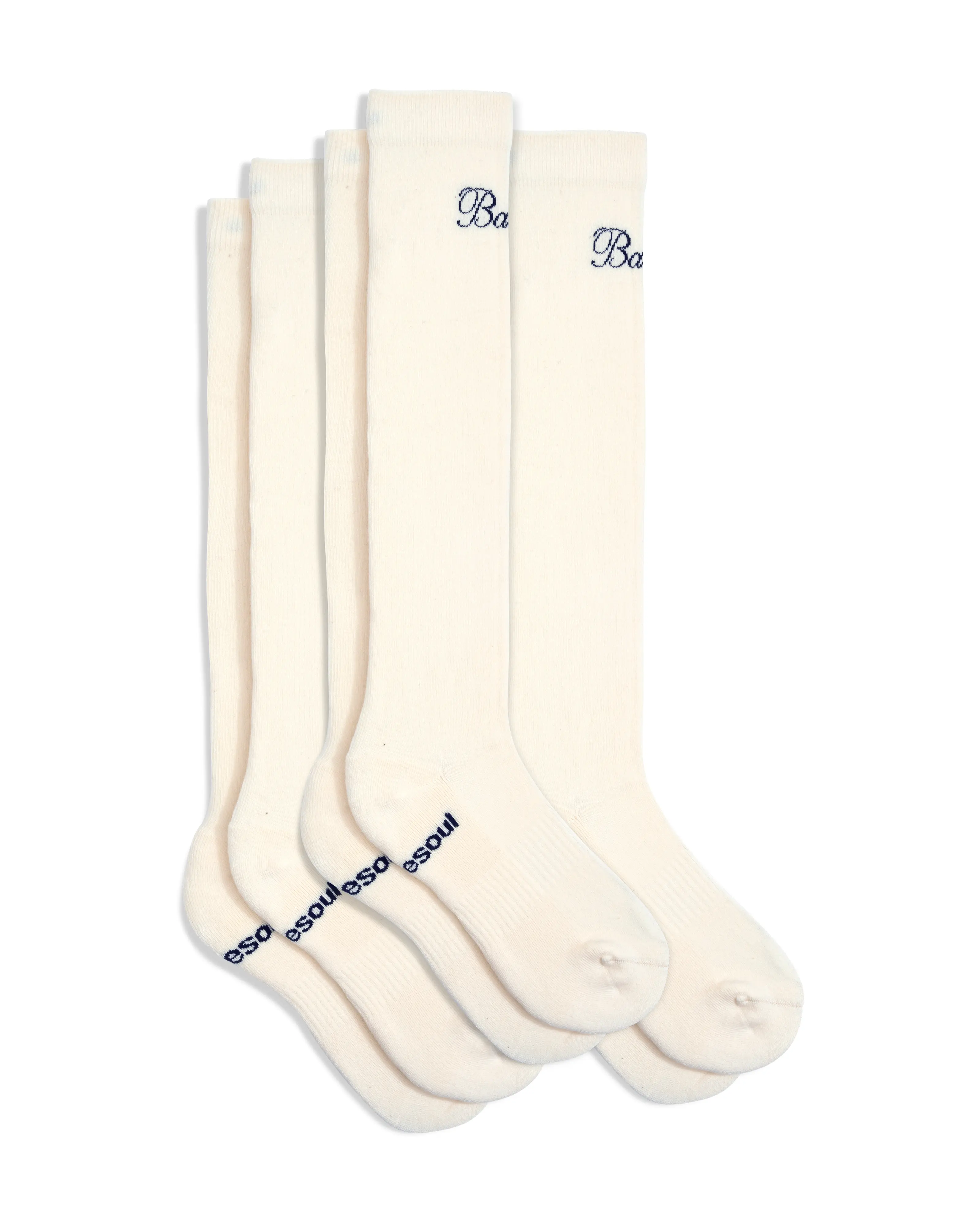 Orion Ultrahigh Sock 3 Pack Solid - Organic Cotton Seamless Double Cushioned Breathable Knee High Socks Ribbed Cuff Design Comfort Fit As Seen On Shark Tank Everyday Outfits Soft Comfy Socks For Men And Women
