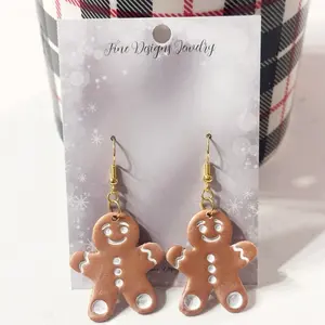 Gingerbread Earrings
