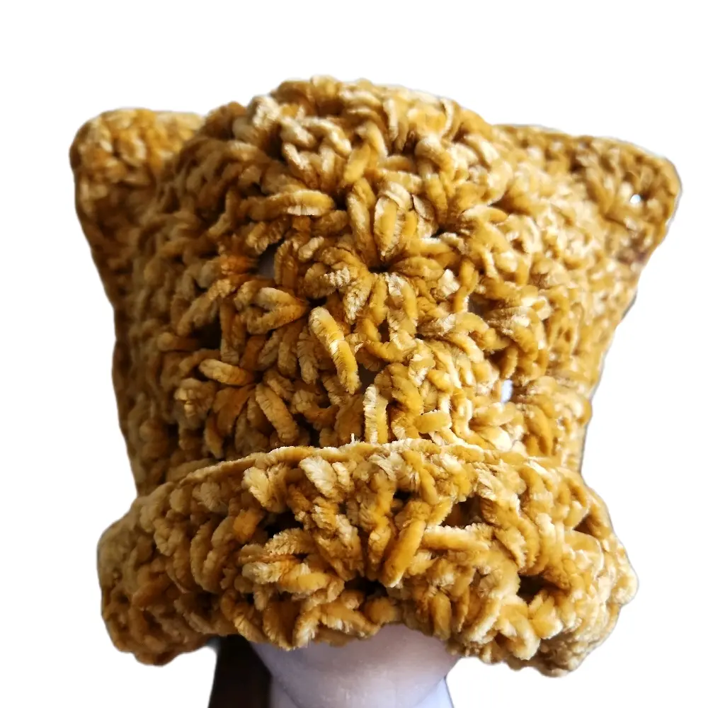 Crochet Cat Hat for Women - Soft and Comfortable Design, Ideal for Cat Lovers