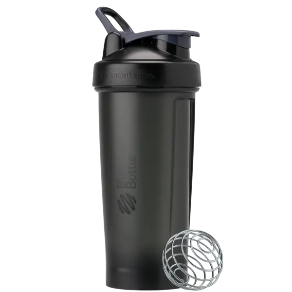 BlenderBottle Classic Shaker Bottle - Protein Shaker and Hydration with BlenderBall Whisk, SpoutGuard, and Leak-Proof