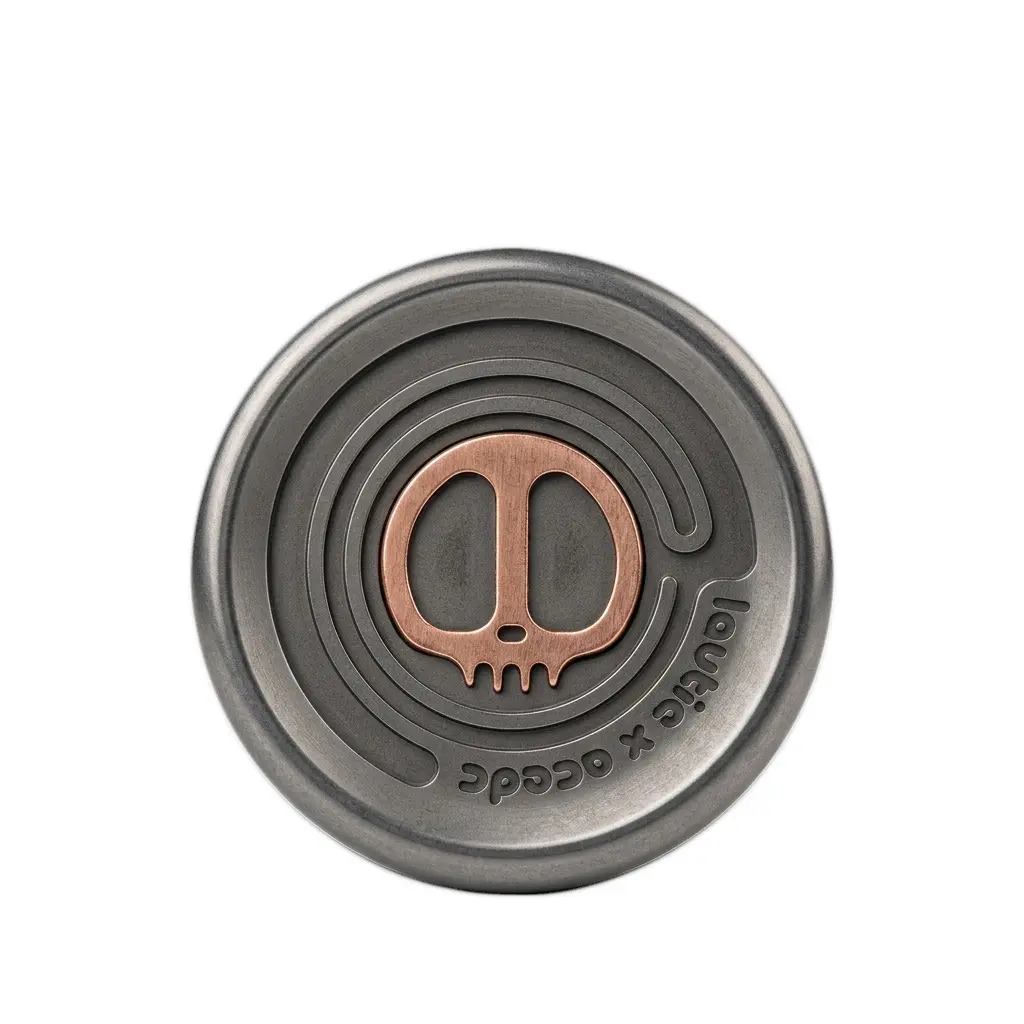Devil Milk Cap Magnetic Fidget Slider, Premium Metal Push Coin Toy, Crisp Mechanical Clacking EDC Stress Relief Toy, Addictive ASMR Sound ADHD Anxiety Relief Coin for Adults Gift