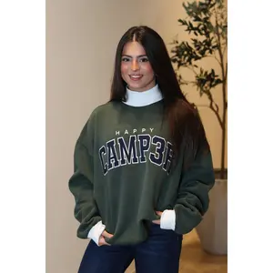 Happy Camper Mock Neck