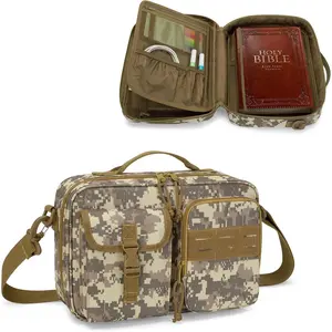 Cover for Men,  Carrying Case Church Bag with Multiple Pockets,  Case with Top Handle and  Strap, Camo