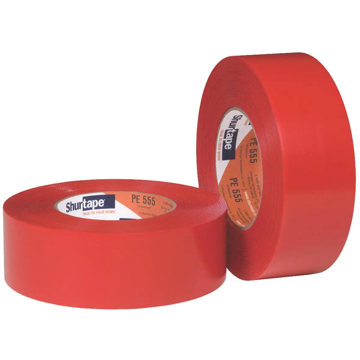 Shurtape 212 MAIN Polyethylene Waterproof Stucco Masking Tape - 48 x 55 mm, UV-Resistant, Modern, 1 lbs, Excellent Adhesion, Household Home Improvement Paint Supply Tool