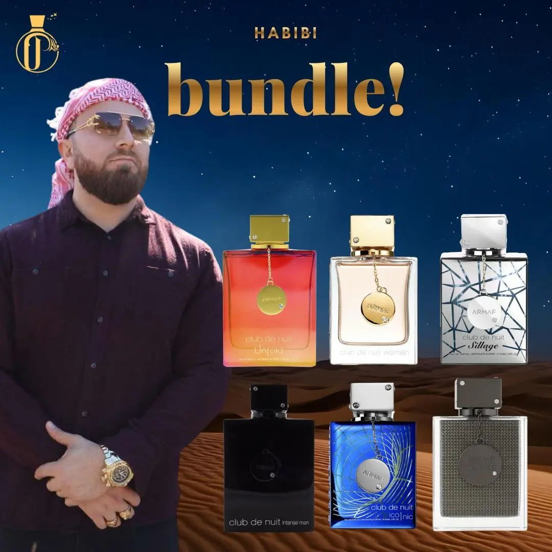 Habibi Bundle | Armaf | Club De Nuit | Bling + Man + Iconic + Sillage + Untold + Woman  | Unisex Fragrance | 100ML - 3.4 | Eau De Parfum | Citrus, Flower Prism & Stardust
