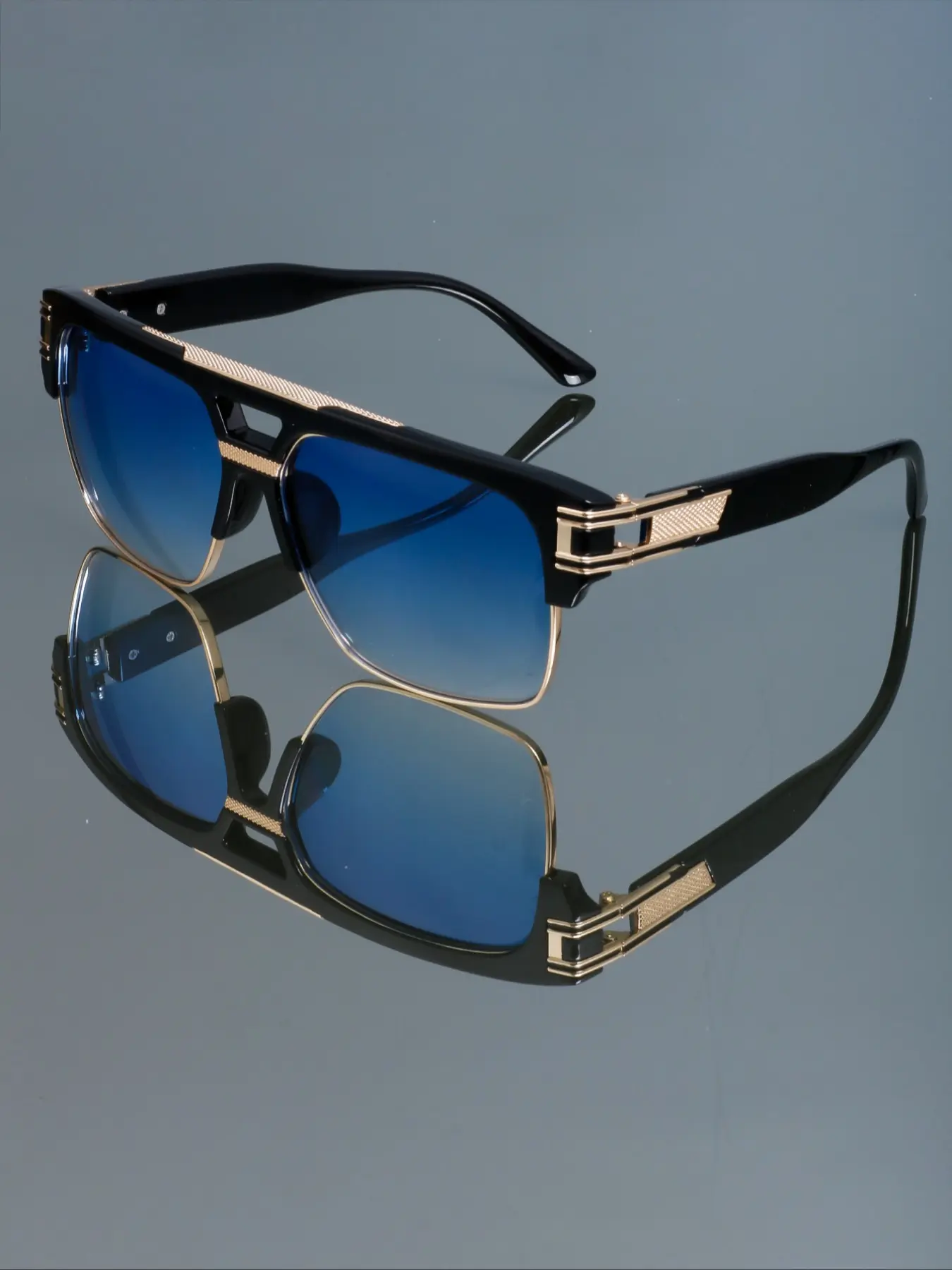 New Vintage Large Oval Glasses, Unique Dual Bridge Design, Stylish Men's Eyewear for Street Photography & Daily Wear, Trending Glasses