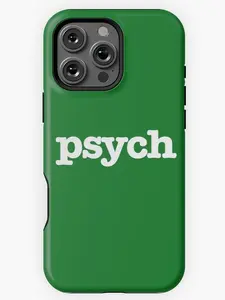 Psych Title for Iphone 11 12 13 14 15 16 17 Pro Max Plus Mini