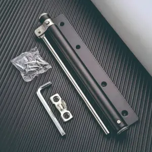 Automatic Door Closer with Adjustable Speed, Spring Loaded Self Closing Door Tool for Home or Office Doors, Easy Install Top Mount Door Closer