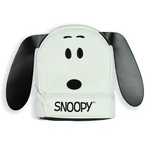 Peanuts Lunch Bag Snoopy Character Dual Insulated Dual Compartment Tote 10"