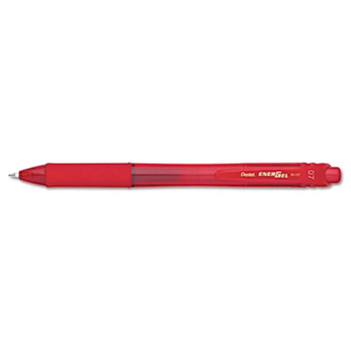 Pentel EnerGel X Retractable Gel Pens, Red High Performance Fast-Drying Ink, 12-Pack Boxed - Latex-Free, Ergonomic Shaped, Automatic, Smooth Write, No Smears, Left-Handed Writers, Office Stationery Supplies